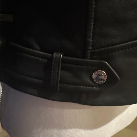 Michael, Michael Kors Black Genuine Lamb Leather Jacket - Like New! - Picture 10 of 13